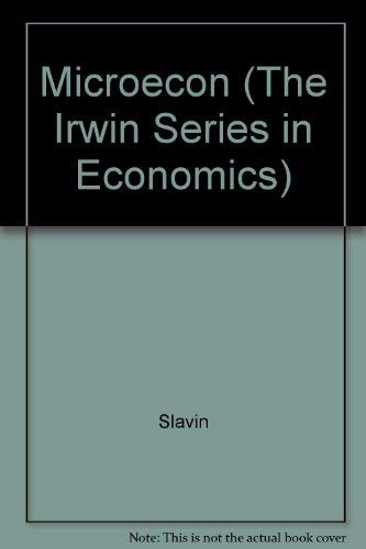 Stock image for Microeconomics (The Irwin Series in Economics) for sale by HPB-Red