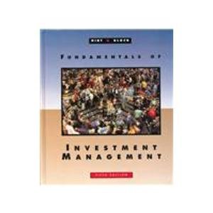 Beispielbild fr Fundamentals of Investment Management (IRWIN MCGRAW HILL SERIES IN FINANCE, INSURANCE AND REAL ESTATE) zum Verkauf von Wonder Book