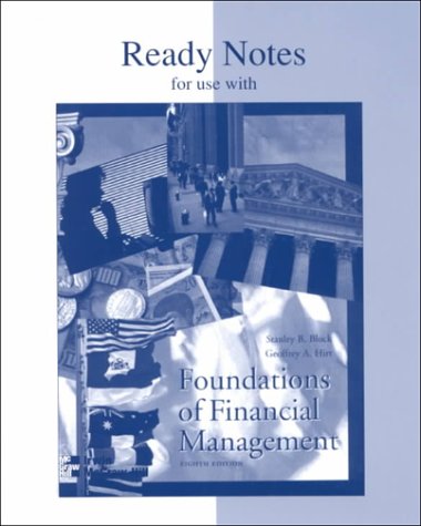 Stock image for Foundations of Financial Management : Ready Notes for sale by Better World Books