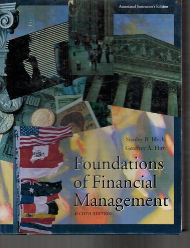 Imagen de archivo de Foundations of Financial Management (The Irwin Series in Finance, Insurance, and Real Estate) a la venta por -OnTimeBooks-