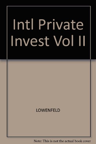 Stock image for Intl Private Invest Vol II for sale by HPB-Red