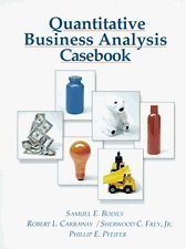 Stock image for Quantitative Business Analysis Casebook for sale by Red's Corner LLC