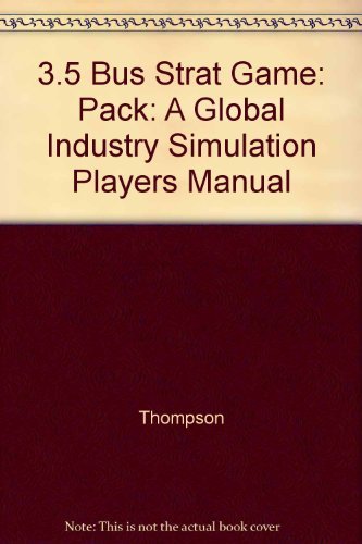 Stock image for The Business Strategy Game: Player's Manual Ver. 3.3 for sale by Top Notch Books