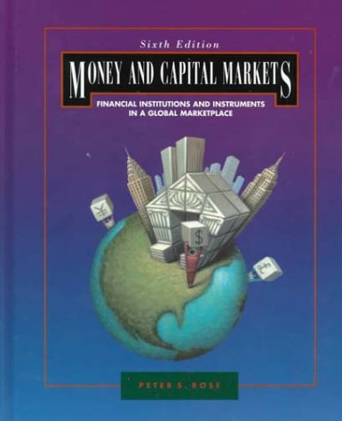 Beispielbild fr Money and Capital Markets zum Verkauf von Better World Books