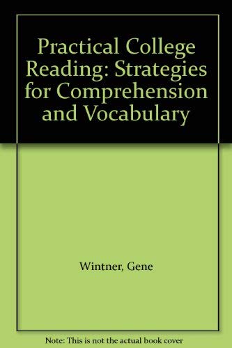 Stock image for Practical College Reading: Strategies for Comprehension and Vocabulary for sale by POQUETTE'S BOOKS