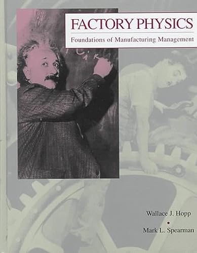 Imagen de archivo de Factory Physics: Foundations of Manufacturing Management a la venta por HPB-Red