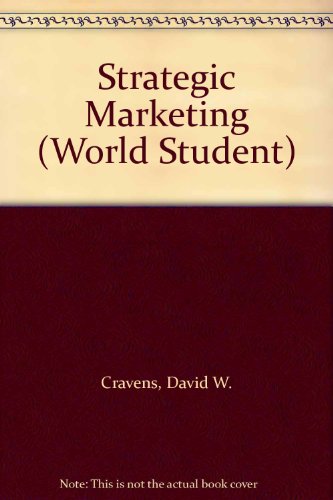 Stock image for Strategic Marketing (World Student S.) for sale by Anybook.com