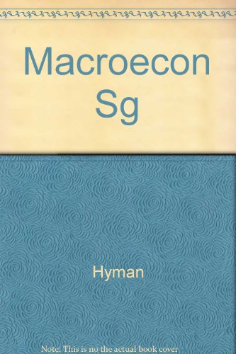 9780256161588: Macroecon Sg