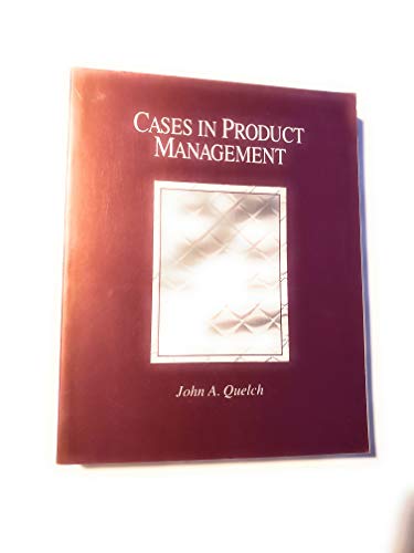 Beispielbild fr CASES IN PRODUCT MANAGEMENT. zum Verkauf von Cambridge Rare Books