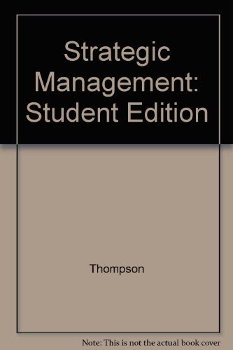 Beispielbild fr Strategic Management: Concepts and Cases: Student Edition zum Verkauf von medimops