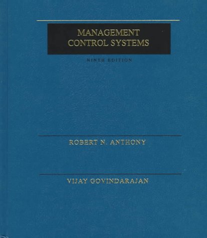 Stock image for Management Control Systems for sale by HPB-Red