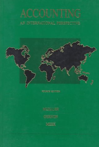 Imagen de archivo de Accounting: An International Perspective (Irwin Series in Undergraduate Accounting) a la venta por GF Books, Inc.
