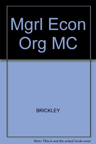 Imagen de archivo de Managerial Economics and Organizational Architecture a la venta por M & M Books