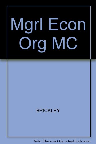 Stock image for Managerial Economics and Organizational Architecture for sale by M & M Books