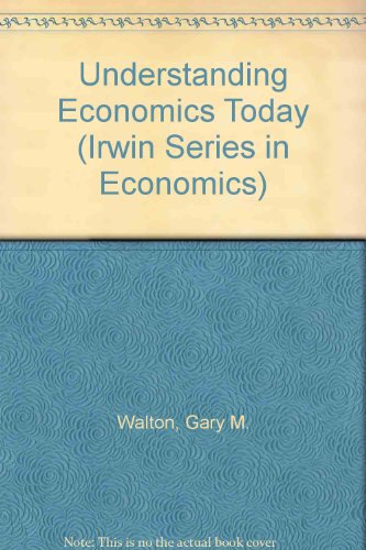 Beispielbild fr Understanding Economics Today (Irwin Series in Economics) zum Verkauf von HPB-Red