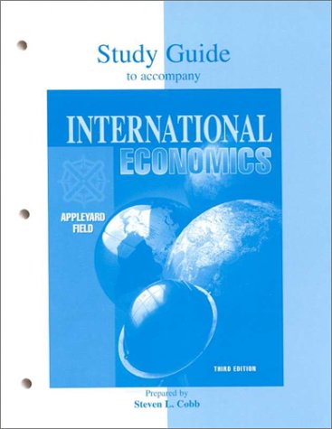 9780256172447: Student Study Guide Workbook (International Economics)