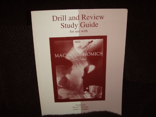 Beispielbild fr Drill and Review Study Guide to accompany Macroeconomics zum Verkauf von BookHolders