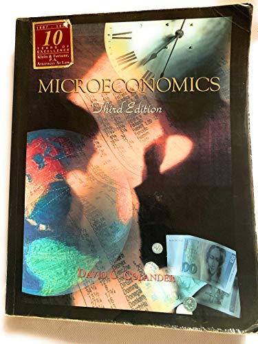9780256172737: Microeconomics