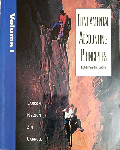 Imagen de archivo de Fundamental Accounting Principles (Canadian) a la venta por Better World Books