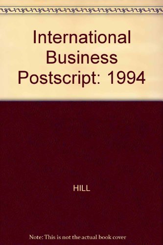 Beispielbild fr International Business Postscript: 1994 zum Verkauf von Ammareal