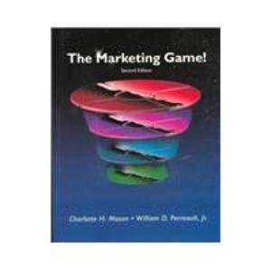 9780256178630: The Marketing Game