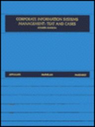 9780256181166: Corporate Information Systems Management: Text and Cases