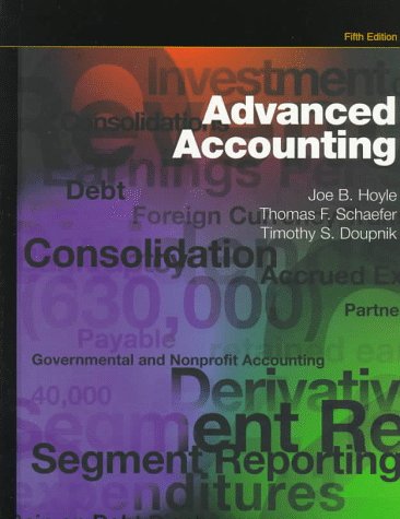 Beispielbild fr Advanced Accounting zum Verkauf von Better World Books