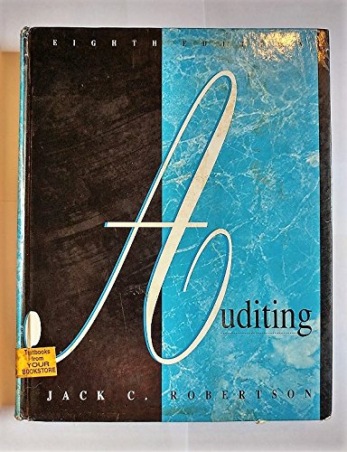 Stock image for Auditing (Irwin Series in Undergraduate Accounting) for sale by HPB-Red