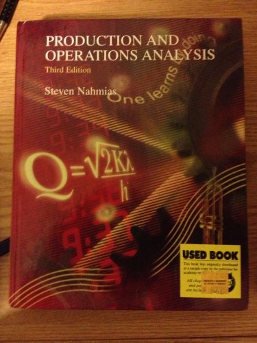 Imagen de archivo de Production and Operations Analysis a la venta por Better World Books