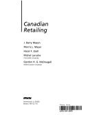 Stock image for Canadian Retailing for sale by Better World Books