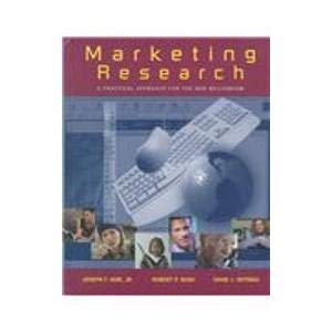 Imagen de archivo de Marketing Research: A Practical Approach for the New Millennium a la venta por Cronus Books