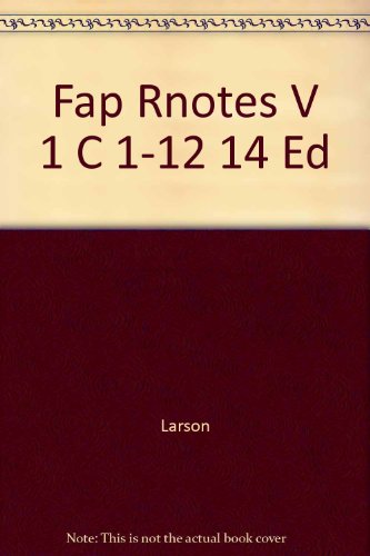 Stock image for FAP RNOTES V 1 C 1-12 14 ED for sale by Wonder Book