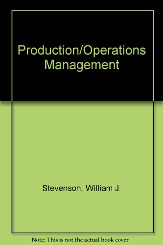 9780256206913: Production/Operations Management