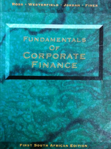 Fundamental Corporate Finance (9780256207149) by Ross, Stephen A.