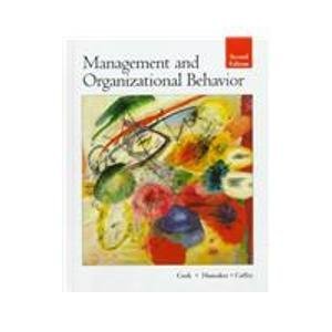 Beispielbild fr Management and Organizational Behavior zum Verkauf von Wonder Book