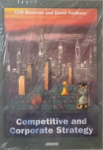 Stock image for Competitive and Corporate Strategy for sale by ThriftBooks-Atlanta