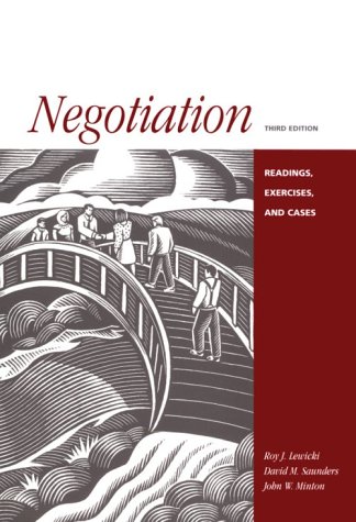 Beispielbild fr Negotiation: Readings, Cases, and Exercises zum Verkauf von Wonder Book