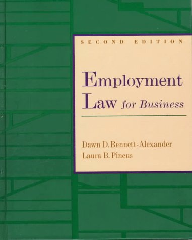Beispielbild fr Employment Law for Business zum Verkauf von Wonder Book