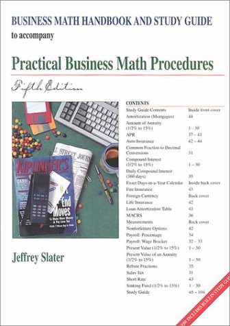 Stock image for Practical Business Math Procedures : Business Math Handbook for sale by Better World Books