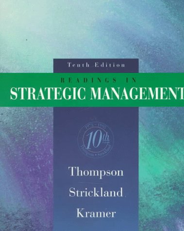 Imagen de archivo de Readings In Strategic Management a la venta por BookHolders