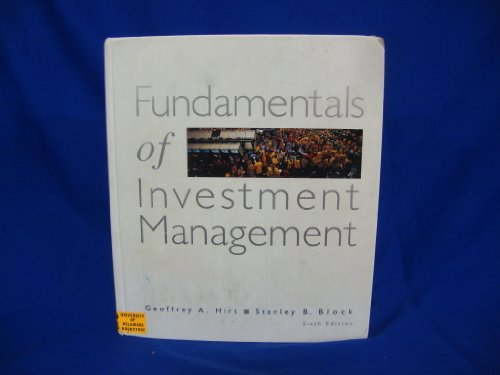 Stock image for Fundamentals of Investment Management for sale by Better World Books