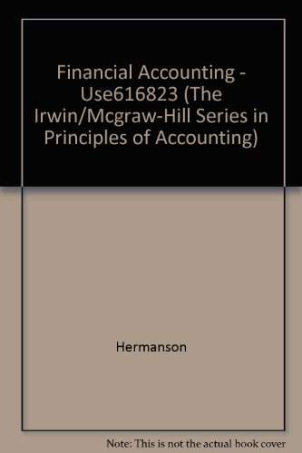 Beispielbild fr Financial Accounting: A Business Perspective (The Irwin/Mcgraw-Hill Series in Principles of Accounting) zum Verkauf von HPB-Red