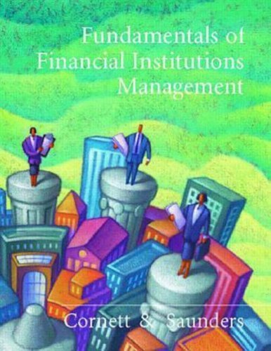 Imagen de archivo de Fundamentals of Financial Institutions Management a la venta por Better World Books