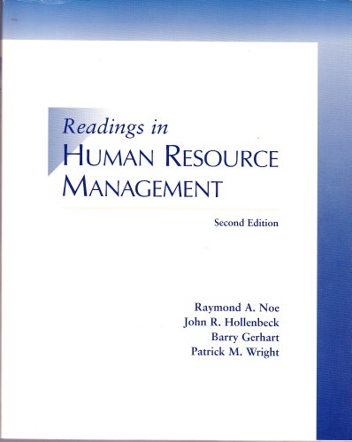 Immagine dell'editore per Readings in Human Resource Management venduto da ThriftBooks-Atlanta