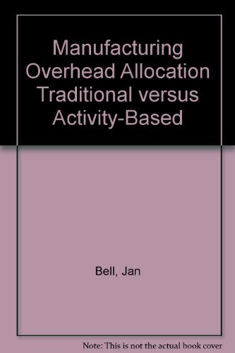 Beispielbild fr Manufacturing Overhead Allocation: Traditional Vs. Activity-Based zum Verkauf von ThriftBooks-Dallas