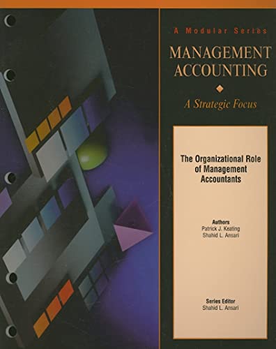 Beispielbild fr The Organizational Role of Management Accountants zum Verkauf von Iridium_Books