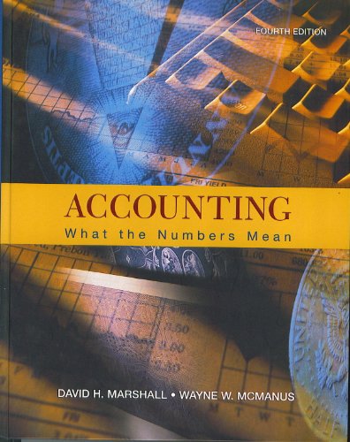 Imagen de archivo de Accounting: What the Numbers Mean a la venta por Wonder Book