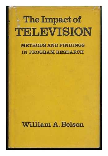 Imagen de archivo de Impact of Television a la venta por Goldstone Books