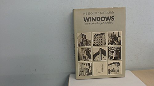 Stock image for WINDOWS: PERFORMANCE, DESIGN AND INSTALLATION. for sale by Cambridge Rare Books