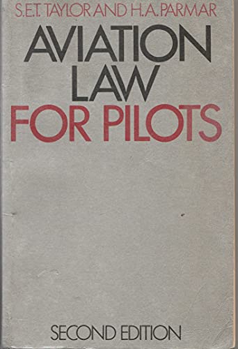 Imagen de archivo de Aviation Law for Pilots a la venta por Bank of Books